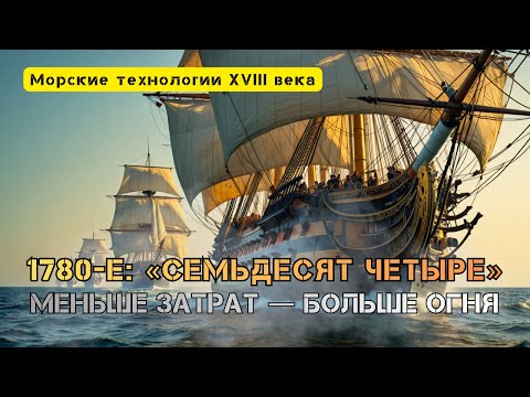СТАНДАРТ «СЕМЬДЕСЯТ ЧЕТЫРЕ», 1780-е: унификация удешевила флот