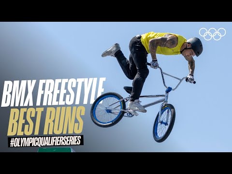 🇫🇷 Jeanjean and Martin 🇦🇺 battle for top spot! BMX Freestyle | Olympic Qualifier Series Shanghai
