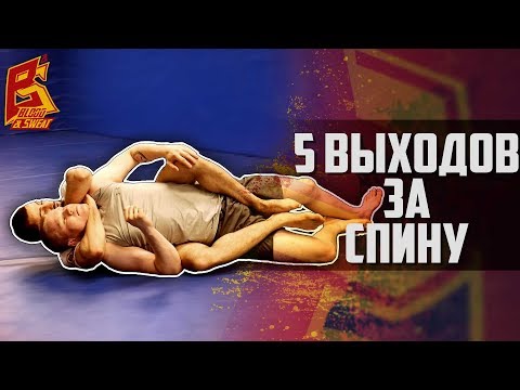 Пять выходов за спину в грепплинге.