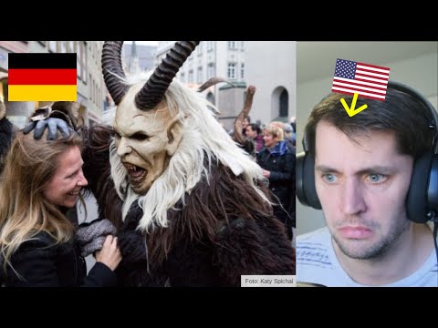 American reacts to FREAKY KRAMPUS TRADITIONS!