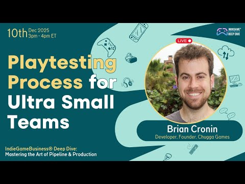 Playtesting Process for Ultra Small Teams