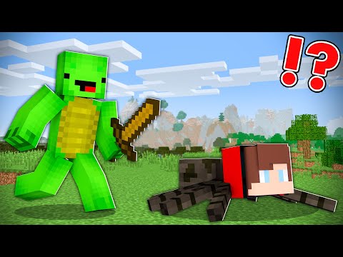 Speedrunner vs Hunter but I Shapeshift into Random Mobs in Minecraft - Maizen JJ and Mikey