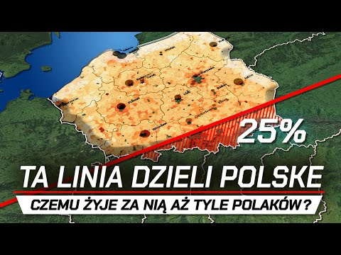 Dlaczego aż 25% POLAKÓW ŻYJE za tą LINIĄ? - Powody Was zdziwią