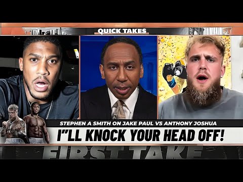 Anthony Joshua LOSES IT on Jake Paul in Heated LIVE Interview Face-Off!