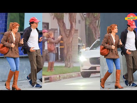 ISLA FISHER AND JESSE EISENBERG WERE SEEN LEAVING DINNER TOGETHER AT MATSUHISA RESTAURANT!!!