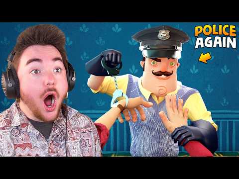 THE NEIGHBOR IS A POLICE OFFICER AGAIN!!! | Hello Neighbor Gameplay (Mods)