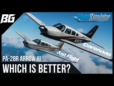JustFlight vs Carenado Piper PA-28 Arrow III | Which Is Better? | MSFS