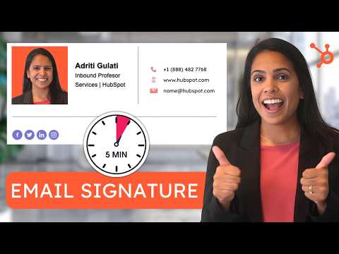 Create A Professional Email Signature In Minutes!