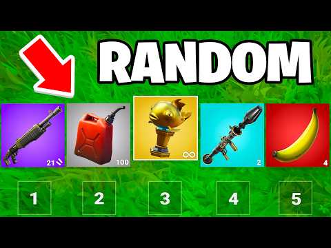 Fortnite But Every Minute Our Loadouts Randomise