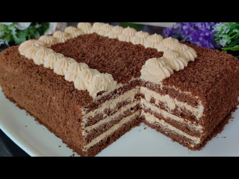 Супер Шоколадный ТОРТ за 30 минут!  Нежный и Безумно Вкусный