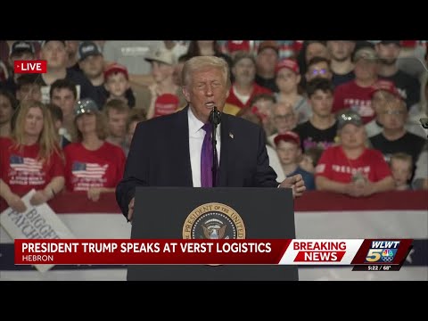 FULL REMARKS | President Trump speaks at packaging facility in northern Kentucky