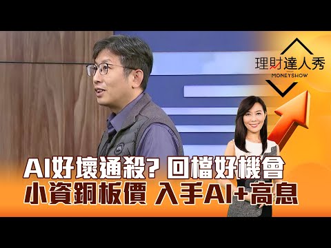 【理財達人秀】AI好壞通殺？ 回檔好機會 小資銅板價 入手AI+高息｜李兆華、股魚 2025.12.15 part3