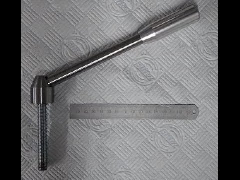Making A Toolpost Clamp Lever for the Harrison M300 Lathe