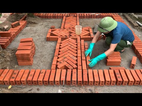 Good Idea From Bricks | Design Ideas To Make A Unique Tile Floor In The Garden