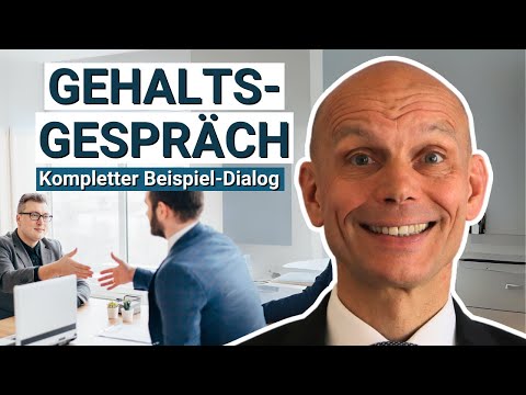 Gehaltsverhandlung meistern (Beispiel-Dialog in voller Länge)