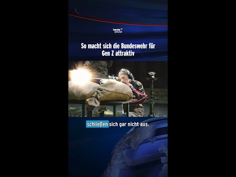 So macht sich die Bundeswehr für Gen Z attraktiv | heute-show #shorts