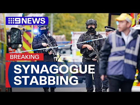 JUST IN: Two killed and others injured after UK synagogue attack | 9 News Australia
