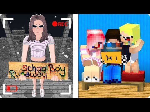 😍МЫ ЗАСНЯЛИ ВИКУ НА СКРЫТЫЕ КАМЕРЫ В МАЙНКРАФТ! ШЕДИ ЛЕСКА И НУБИК СКУЛБОЙ РАНЕВЕЙ MINECRAFT