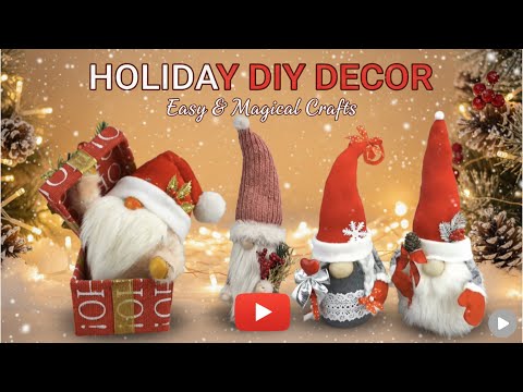 Ideas for gnomes from socks 🧦 in 5 minutes! 🤫 Do it yourself for the New Year! 🎁