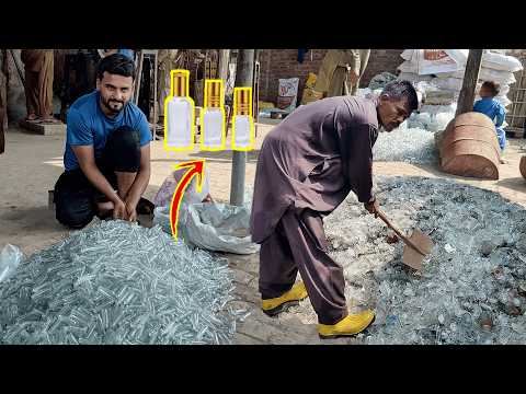 Incredible Process of Recycling Waste Glass into Perfume Bottles