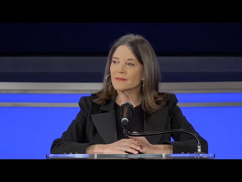 Marianne Williamson at The George Washington University (10/17/2023)