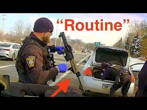 Lots of Surprises During "Routine" Traffic Stop