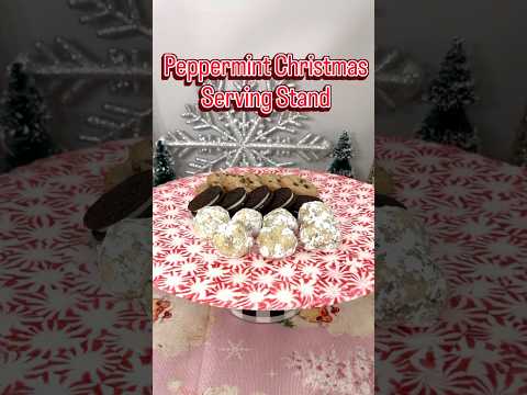 Peppermint Candy Christmas Stand | Don’t forget this ONE step!! DIY Busy Mom Holiday Hacks