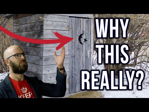 The Real Reason Outhouses Have a Crescent Moon