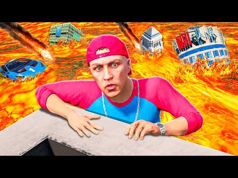 JEDE MINUTE steigt LAVA in GTA 5! 🌋🔥