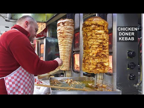 Turkish Chicken Doner Kebab 40 Kilograms Marination Recipe And How To Make it From Start To Finish
