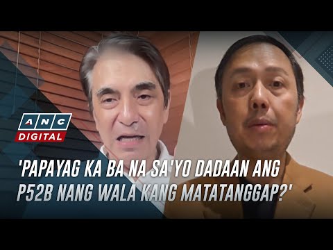 Tiangco unconvinced Zaldy Co did not receive anything from alleged budget insertions | ANC