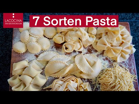 Make your own fresh pasta easily and quickly - 1 dough, 7 types of pasta | La Cocina