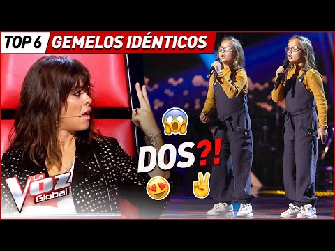 No estás viendo doble, son GEMELOS IDÉNTICOS en La Voz Kids