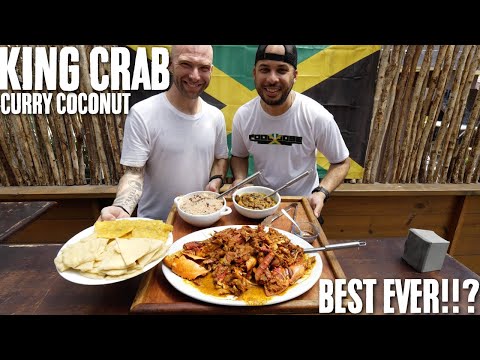 BEST EVER COCONUT CURRY KING CRAB!! with DAVIDSBEENHERE I GOT BURNED BY CURRY GOAT🔥