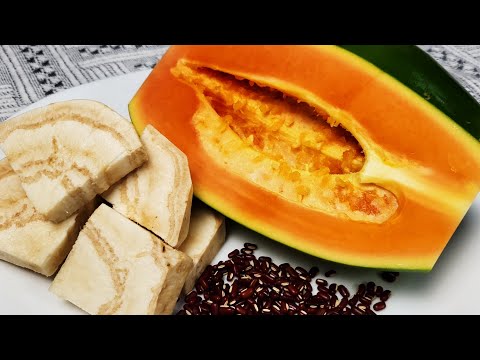 Dry autumn 💯 you need this soup ❗ Papaya and Cashew Soup