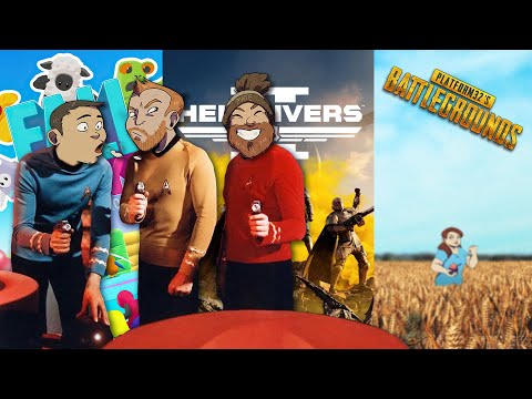 Let's Play Fall Guys & Helldivers 2 & CONSOLE PUBG - DELDIVERS!