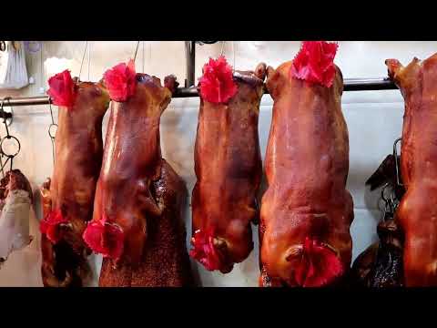 Roasted Piglets Roasted Ducks Ｈong Kong Food 買靚燒臘要快手 朋友 燒味 平靚正 燒豬乳豬燒肉叉燒燒鴨燒鵝 超抵食 香港美食 利興燒豬王元朗