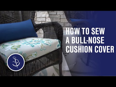 How to Sew a Bull-Nose Cushion Cover