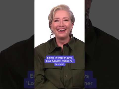 How Emma Thompson feels about 'Love Actually' 20 years later #shorts