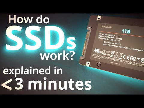 How do SSDs Work? How to fit 3 WEEKS of TV in a microchip the size of a dime!! Explained in 3min.