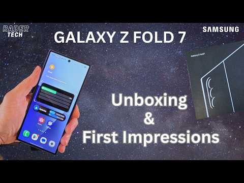 Unboxing and Initial Comparision to Z Fold 6 | Samsung Galaxy Z Fold 7