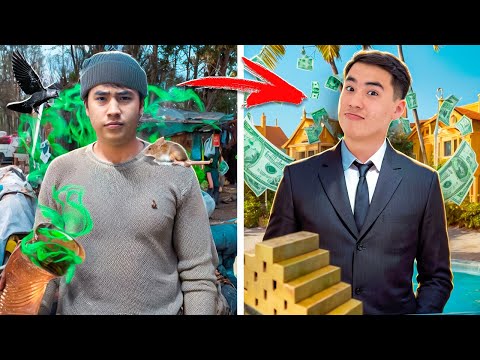 БОМЖДАН КРАСАВЧИККЕ Елжасқа преображение жасадым Елжасты мусорный бактан тауып алдым @Orazzaliev 🤮