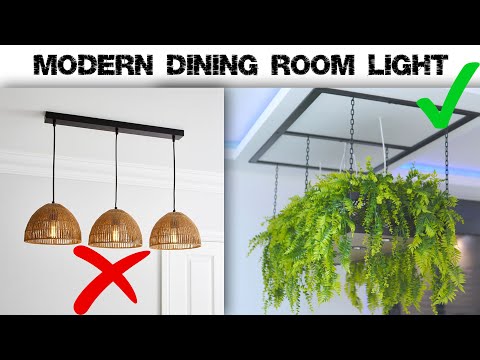 DIY - MODERN DINING ROOM LIGHT