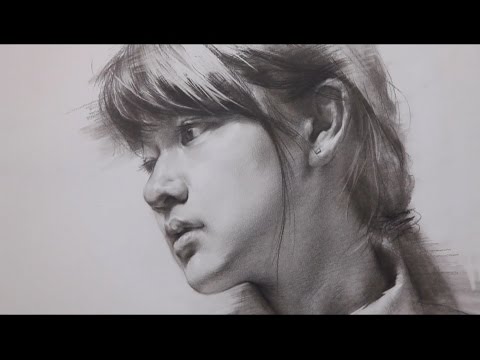 Portrait Drawing the Girl Techniques