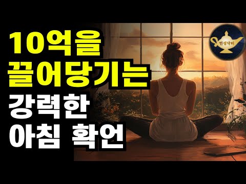아침 10분으로 인생이 바뀌는 기적의 확언 아침명상🌙