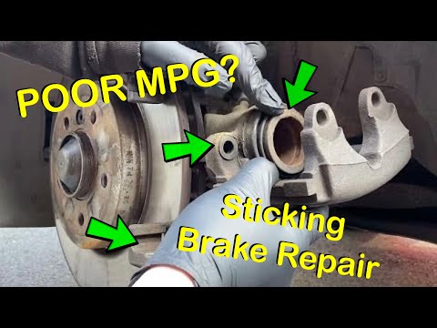 How to Fix A Seized Brake Caliper / Sticking / Dragging / Binding Brake Calliper Repair (E46)