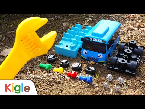 Cepat Perbaiki Bus! | Tim Penyelamat Super | Mobil Polisi Ambulans | Kigle TV Indonesia