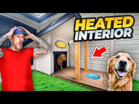 I Built a Luxury Dog House With a Deck