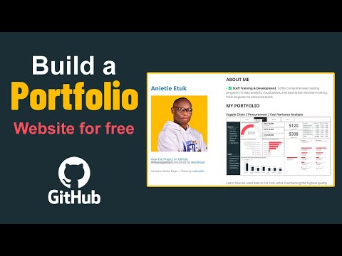 Build a Portfolio Website for free using Github / Beginners