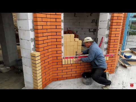 ОБРАМЛЕНИЕ ОКНА из облицовочного кирпича!